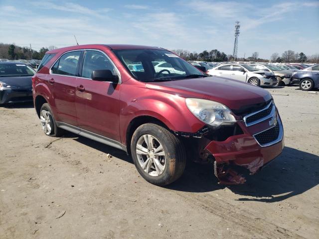 2CNFLCEW9A6416973 - 2010 CHEVROLET EQUINOX LS RED photo 4