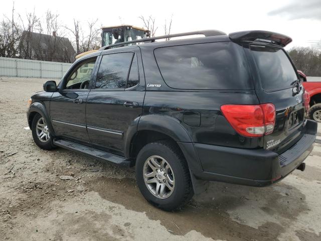 5TDBT48A37S286843 - 2007 TOYOTA SEQUOIA LIMITED BLACK photo 2