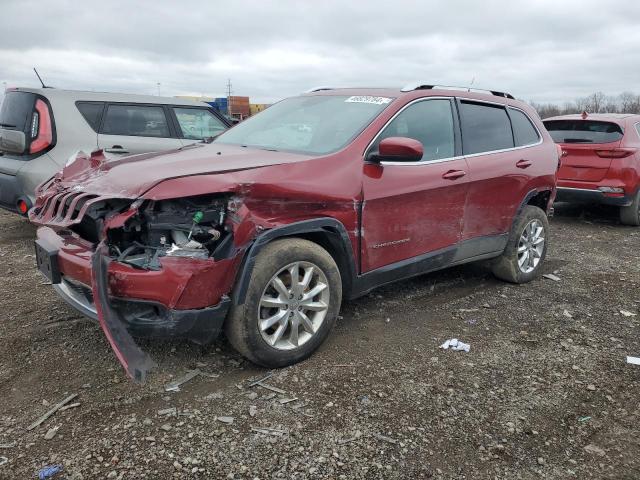 1C4PJMDS4FW666220 - 2015 JEEP CHEROKEE LIMITED RED photo 1