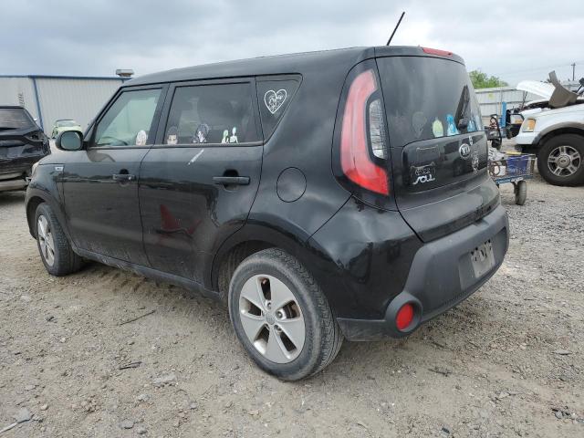 KNDJN2A27F7150298 - 2015 KIA SOUL BLACK photo 2