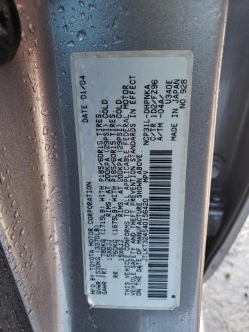 JTLKT324540156420 - 2004 TOYOTA SCION XB 银色 照片 13