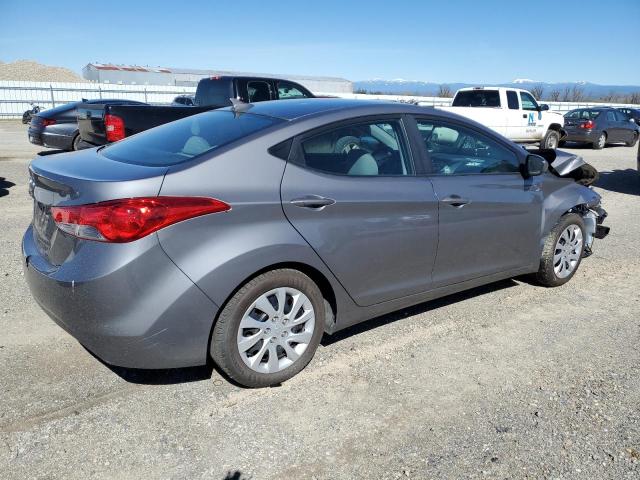 5NPDH4AE6CH090676 - 2012 HYUNDAI ELANTRA GLS GRAY photo 3