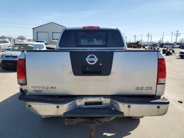 1N6BA07B96N552117 - 2006 NISSAN TITAN XE SILVER photo 6