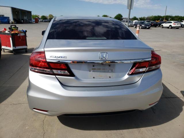 2HGFB2F53DH548080 - 2013 HONDA CIVIC LX SILVER photo 6