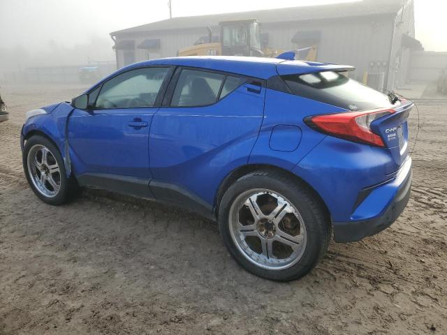 NMTKHMBX6KR074492 - 2019 TOYOTA C-HR XLE BLUE photo 2