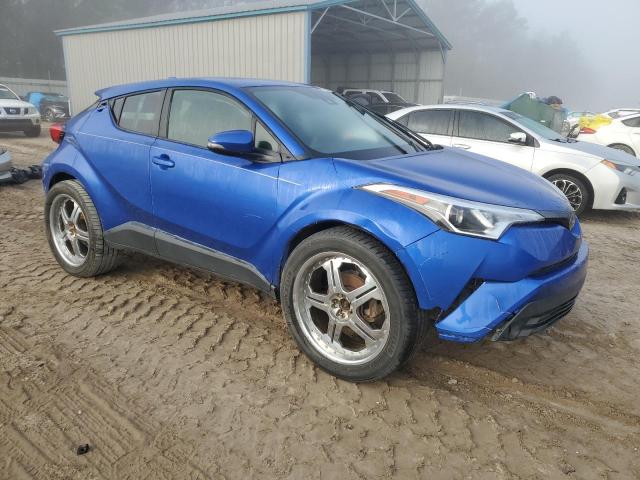 NMTKHMBX6KR074492 - 2019 TOYOTA C-HR XLE BLUE photo 4