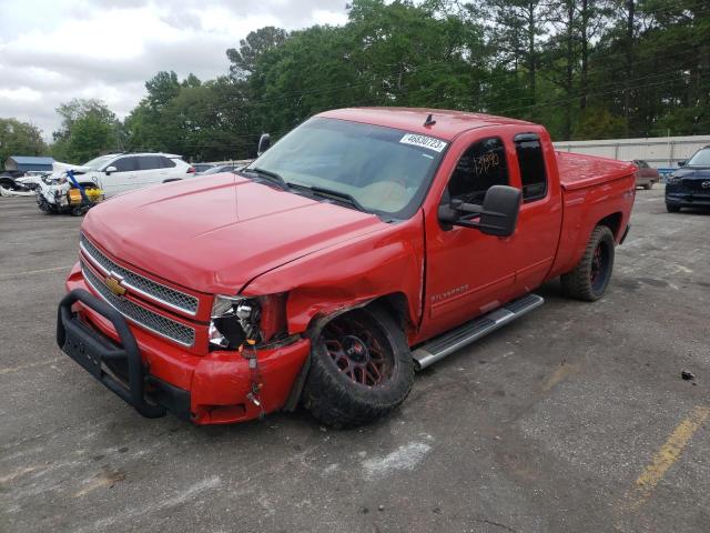 1GCRKTE78DZ144244 - 2013 CHEVROLET SILVERADO K1500 LTZ RED photo 1