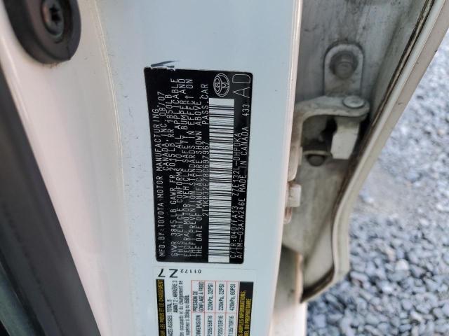 2T1KR32E78C697967 - 2008 TOYOTA MATRIX XR WHITE photo 12