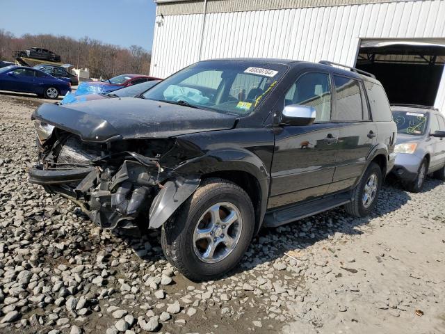 2HKYF18683H616357 - 2003 HONDA PILOT EXL BLACK photo 1