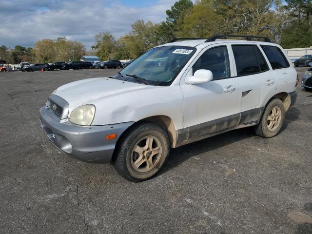 KM8SC83D81U052446 - 2001 HYUNDAI SANTA FE GLS WHITE photo 1