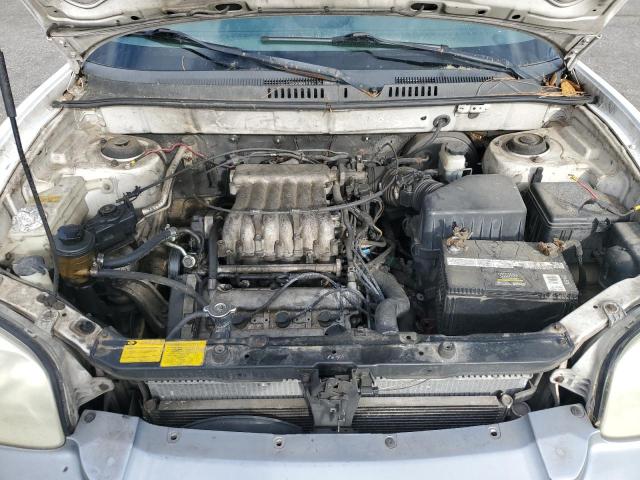 KM8SC83D81U052446 - 2001 HYUNDAI SANTA FE GLS WHITE photo 12