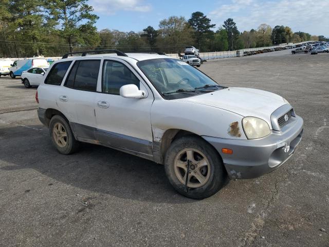 KM8SC83D81U052446 - 2001 HYUNDAI SANTA FE GLS WHITE photo 4