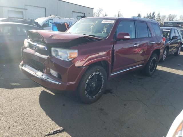 JTEBU5JR0B5073619 - 2011 TOYOTA 4RUNNER SR5 RED photo 1