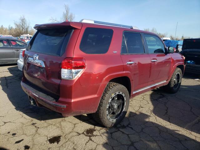 JTEBU5JR0B5073619 - 2011 TOYOTA 4RUNNER SR5 RED photo 3