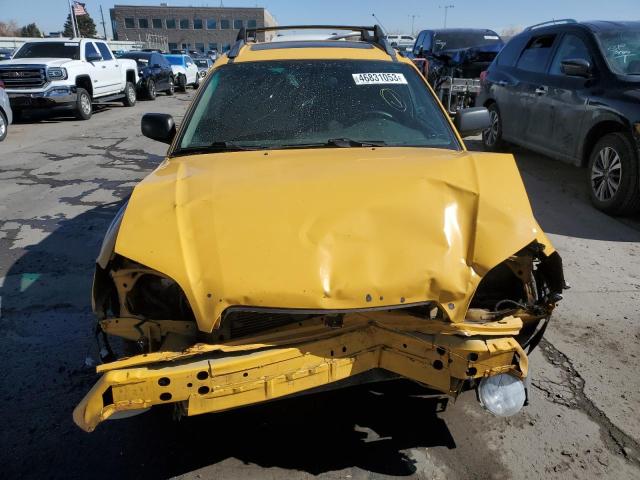 4S4BT62C837112305 - 2003 SUBARU BAJA SPORT YELLOW photo 5