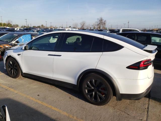 7SAXCBE67PF408976 - 2023 TESLA MODEL X WHITE photo 2