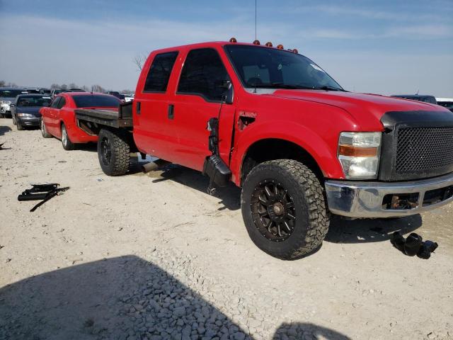 1FTSW21R08EA46555 - 2008 FORD F250 SUPER DUTY RED photo 4