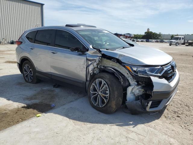 5J6RW1H89NA014156 - 2022 HONDA CR-V EXL SILVER photo 4