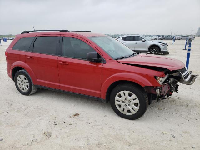 3C4PDCAB7JT514145 - 2018 DODGE JOURNEY SE RED photo 4