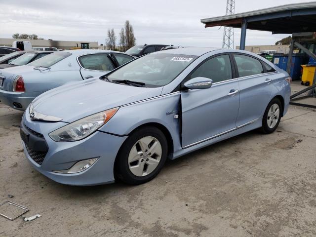 KMHEC4A49CA058236 - 2012 HYUNDAI SONATA HYBRID BLUE photo 1