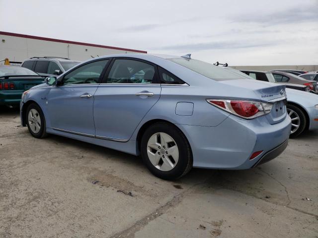 KMHEC4A49CA058236 - 2012 HYUNDAI SONATA HYBRID BLUE photo 2