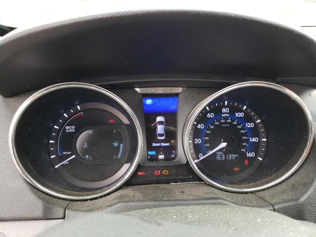 KMHEC4A49CA058236 - 2012 HYUNDAI SONATA HYBRID BLUE photo 9