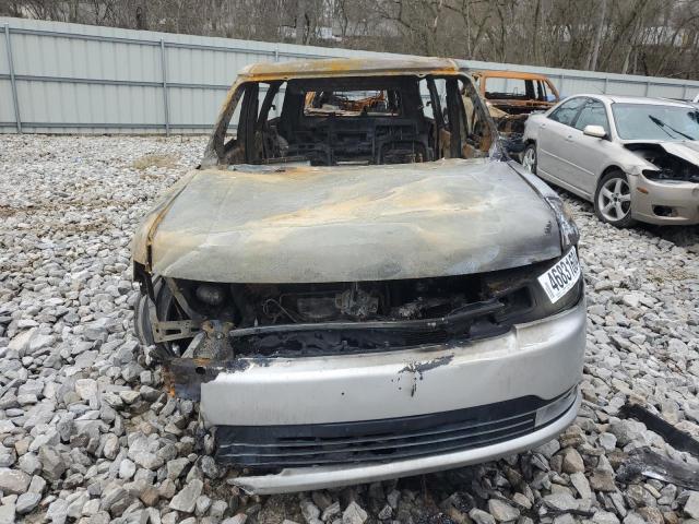 2FMHK6DT2EBD28428 - 2014 FORD FLEX LIMITED SILVER photo 5