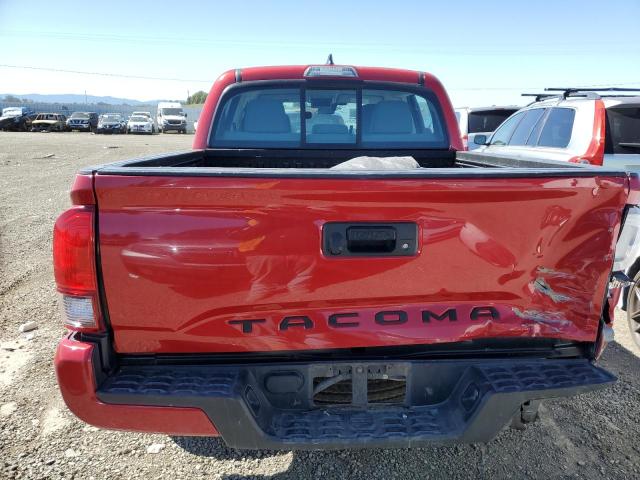 5TFAX5GN6JX109747 - 2018 TOYOTA TACOMA DOUBLE CAB RED photo 6