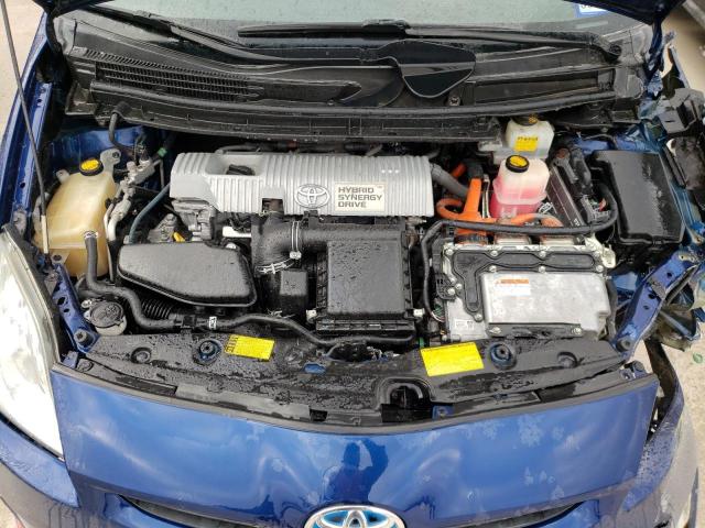 JTDKN3DU8B5354301 - 2011 TOYOTA PRIUS BLUE photo 11