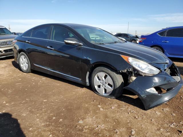 KMHEC4A42CA033307 - 2012 HYUNDAI SONATA HYBRID BLACK photo 4