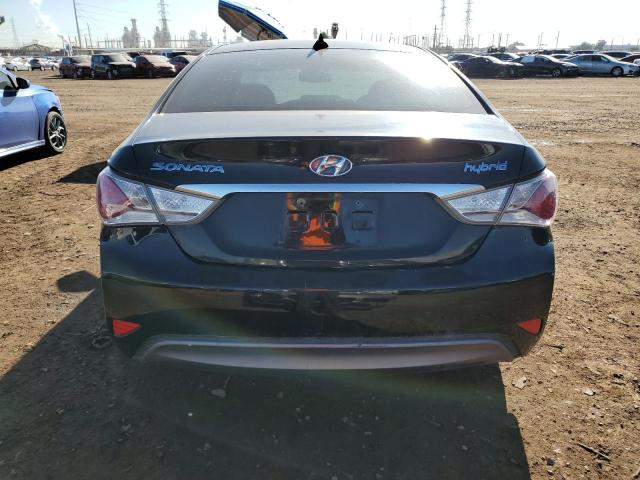 KMHEC4A42CA033307 - 2012 HYUNDAI SONATA HYBRID BLACK photo 6