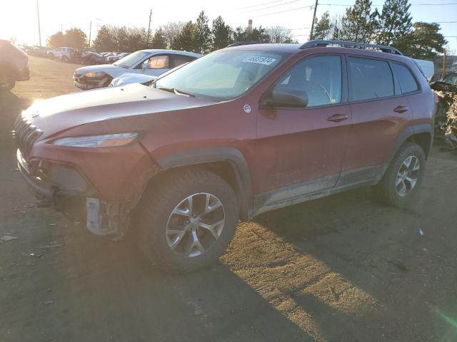 1C4PJMBSXEW145424 - 2014 JEEP CHEROKEE TRAILHAWK RED photo 1
