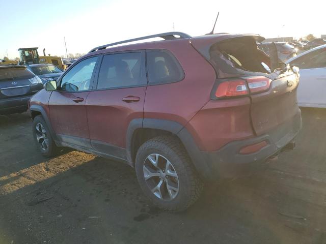 1C4PJMBSXEW145424 - 2014 JEEP CHEROKEE TRAILHAWK RED photo 2