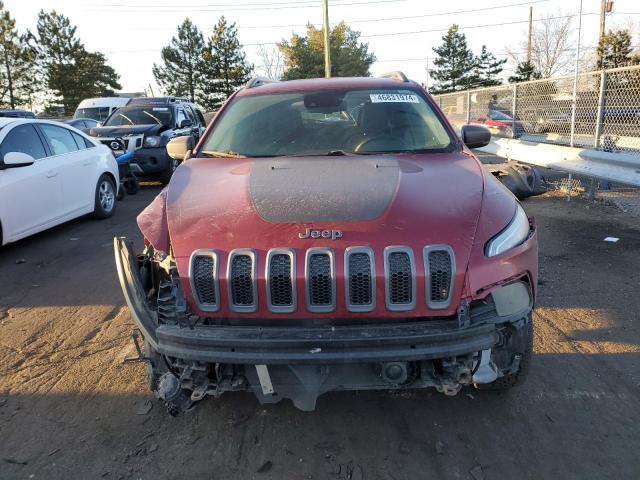 1C4PJMBSXEW145424 - 2014 JEEP CHEROKEE TRAILHAWK RED photo 5
