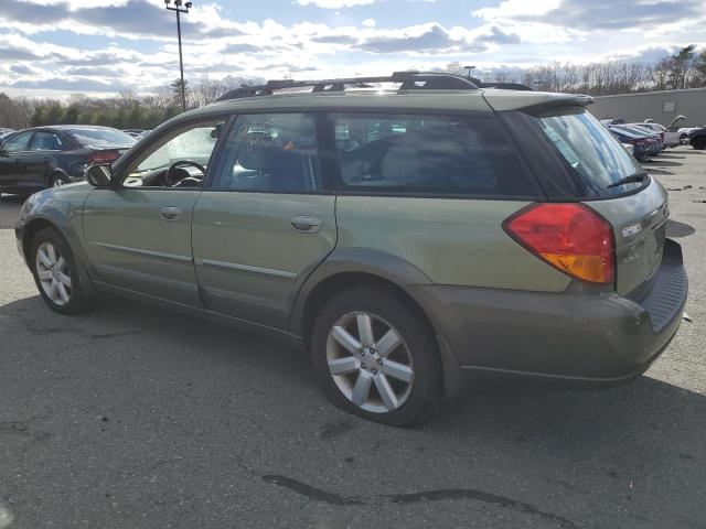 4S4BP62C867347473 - 2006 SUBARU LEGACY OUTBACK 2.5I LIMITED GREEN photo 2