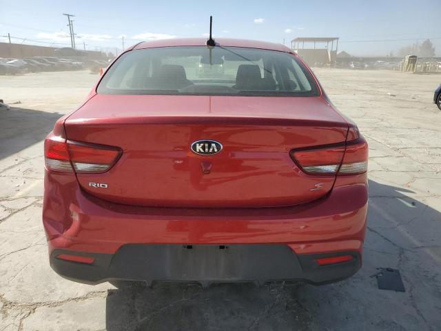 3KPA24AB5KE249216 - 2019 KIA RIO S RED photo 6