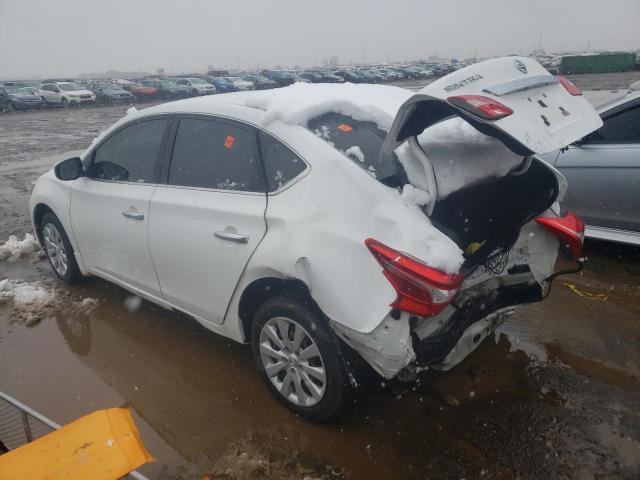 3N1AB7AP7GY297953 - 2016 NISSAN SENTRA S WHITE photo 2