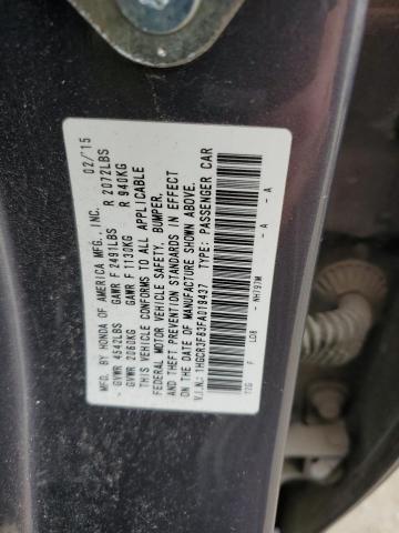 1HGCR3F83FA019437 - 2015 HONDA ACCORD EXL GRAY photo 13