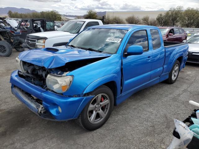 5TETU22N75Z073251 - 2005 TOYOTA TACOMA X-RUNNER ACCESS CAB BLUE photo 1