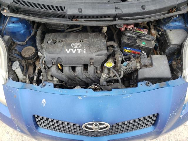 JTDJT923285156904 - 2008 TOYOTA YARIS BLUE photo 11