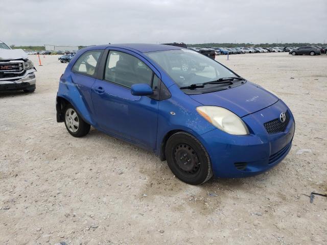 JTDJT923285156904 - 2008 TOYOTA YARIS BLUE photo 4