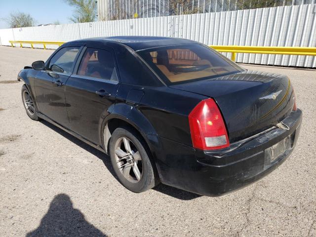 2C3KA43R57H776075 - 2007 CHRYSLER 300 BLACK photo 2