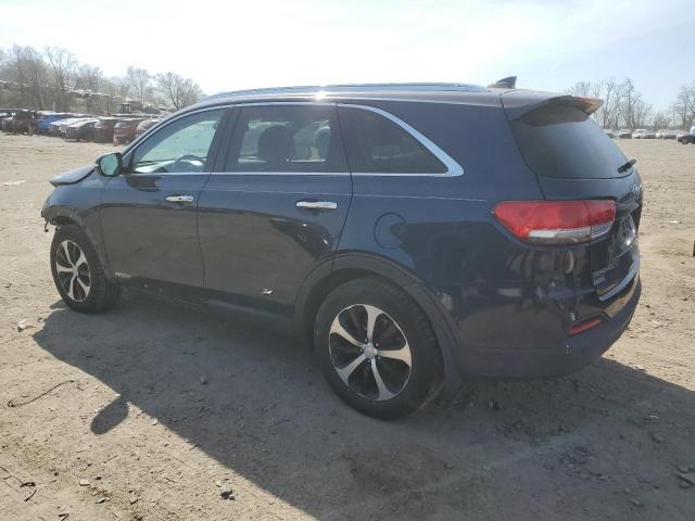 5XYPHDA59JG396742 - 2018 KIA SORENTO EX BLUE photo 2