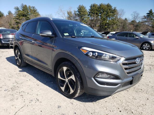 KM8J3CA24GU060732 - 2016 HYUNDAI TUCSON LIMITED GRAY photo 4