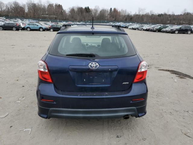 2T1LE40E89C005483 - 2009 TOYOTA COROLLA MA S BLUE photo 6