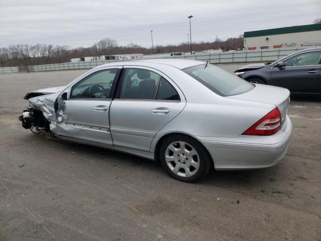 WDBRF92H26F735628 - 2006 MERCEDES-BENZ C 280 4MATIC SILVER photo 2