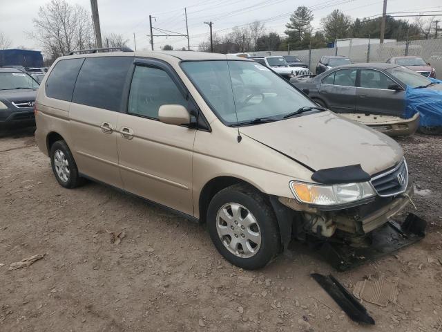 2HKRL18692H533967 - 2002 HONDA ODYSSEY EX GOLD photo 4