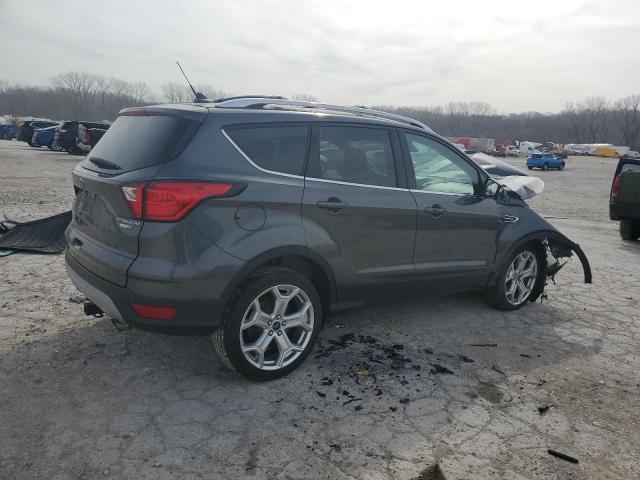 1FMCU9J96KUB01649 - 2019 FORD ESCAPE TITANIUM GRAY photo 3