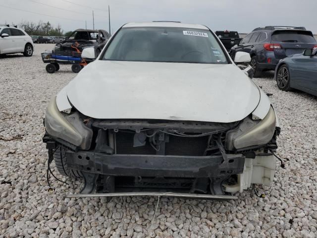 JN1BV7AP9EM685651 - 2014 INFINITI Q50 BASE WHITE photo 5