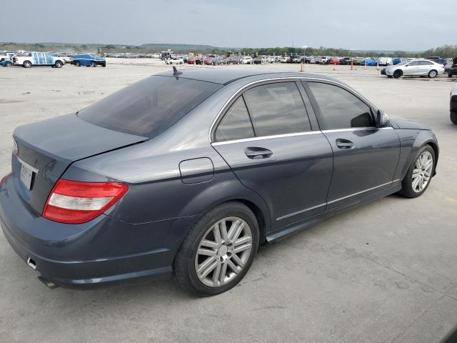 WDDGF54X19F224511 - 2009 MERCEDES-BENZ C 300 GRAY photo 3